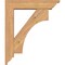 Ekena Millwork Westlake Traditional Smooth Bracket w/ Offset Brace, Western Red Cedar, 5 1/2"W x 22"D x 26"H BKT0604X22X26WTL01SWR - alternate 4